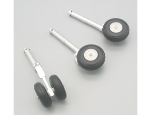 Top-Design CNC Suspension Landing Gear Set With Nose Twin Wheel 140mm - (5.0)